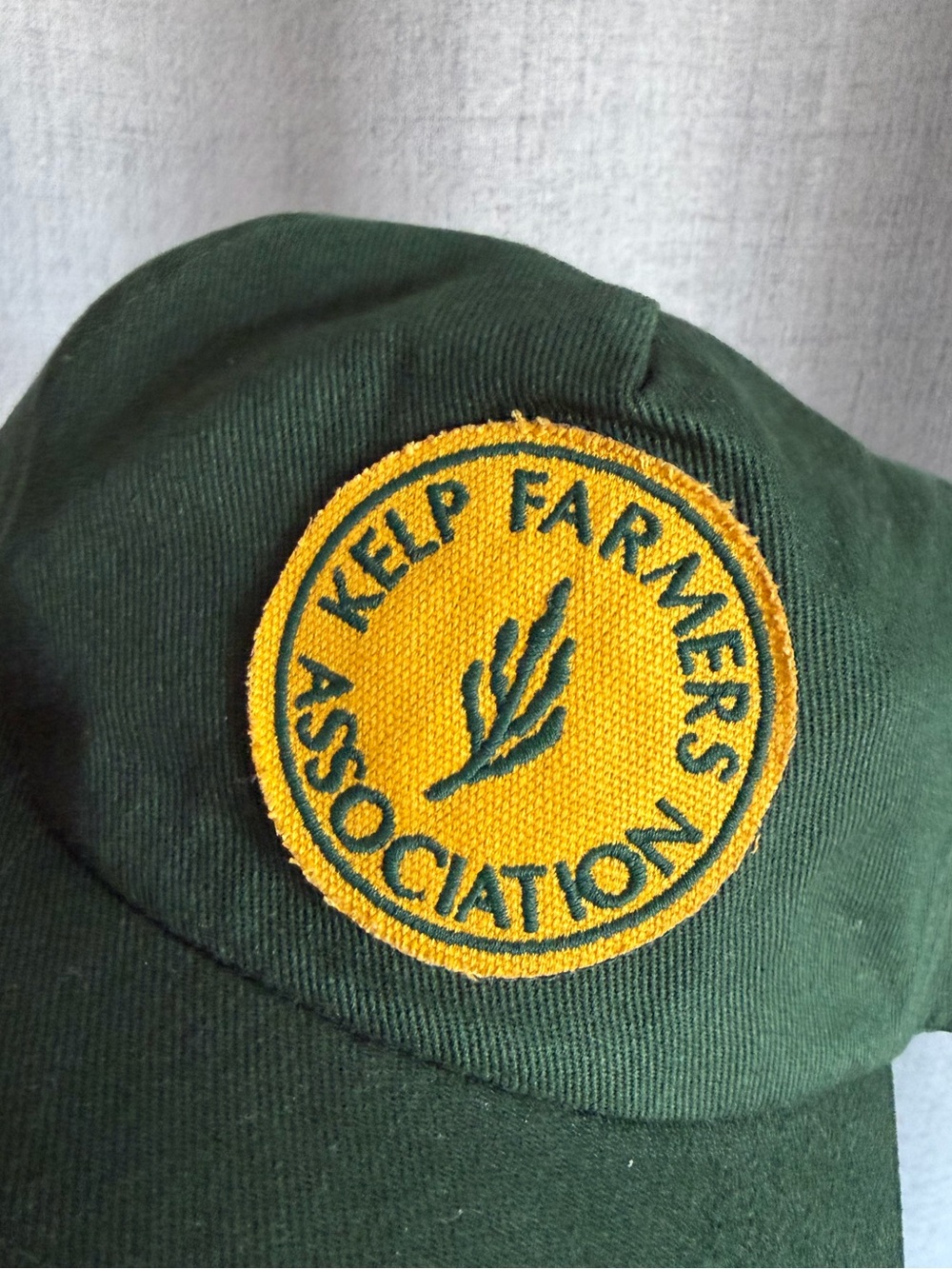 NWOT - MOLLUSK SURF - Kelp Farmers Association Green Baseball Cap - Picture 5 of 5